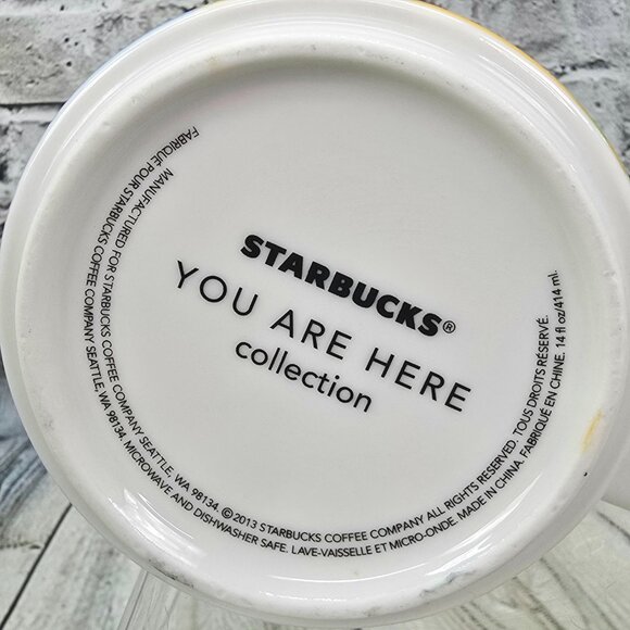 Starbucks CALIFORNIA You Are Here Collection Mug 14 oz YAH Series Original EUC - Picture 4 of 6